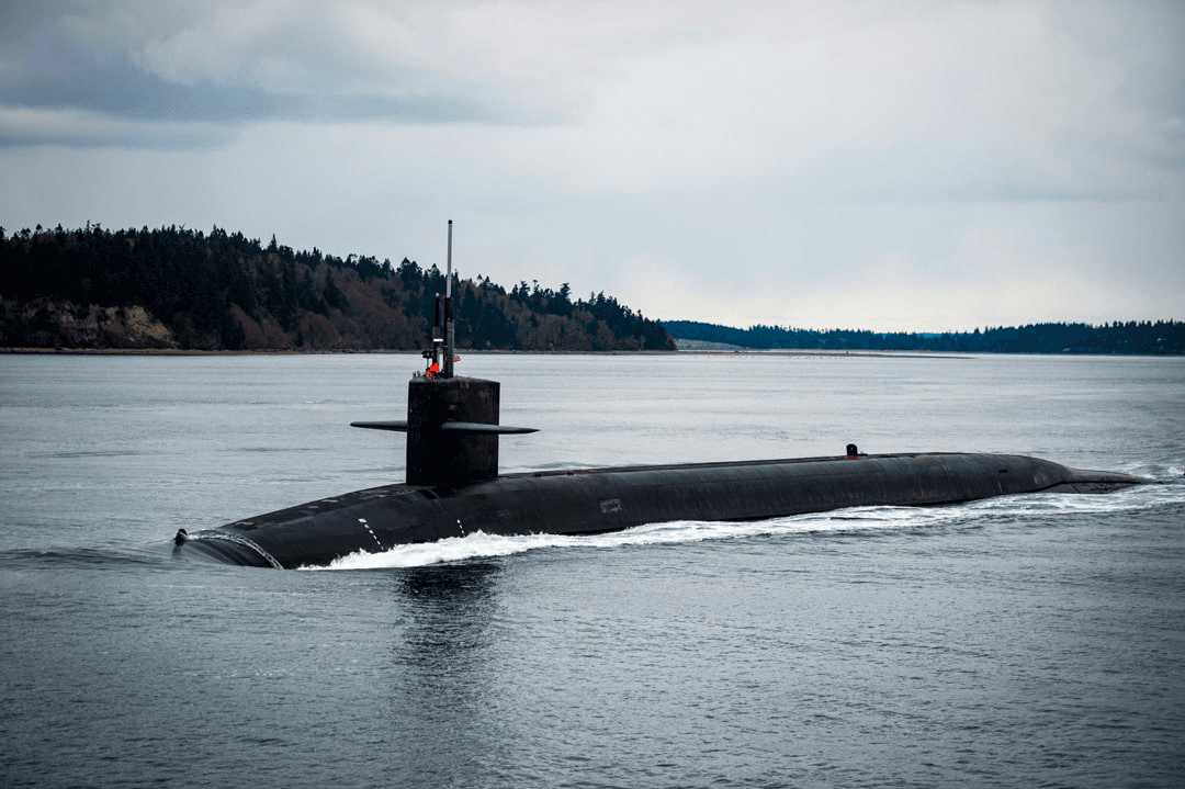 A U.S. Ohio-class ballistic missile submarine. The new Strategic Posture Commission calls for a broad buildup of U.S. nuclear capabilities.